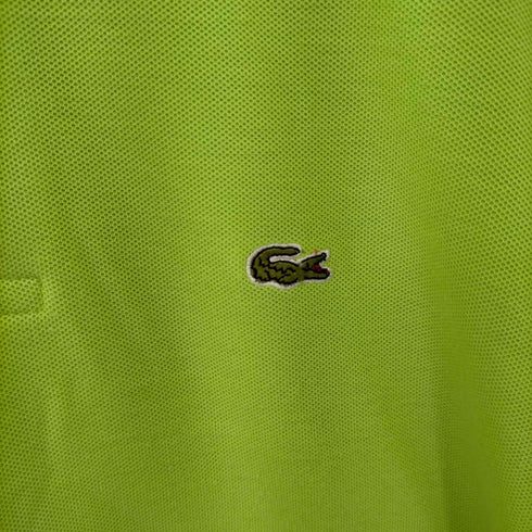 ラコステ LACOSTE ワンポイント刺繍 鹿の子ポロシャツ メンズ 4