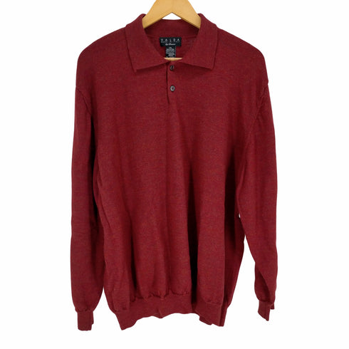 VALDA MADE IN ITALY メリノウールニットハーフボタンセーター メンズ JPN:XXL
