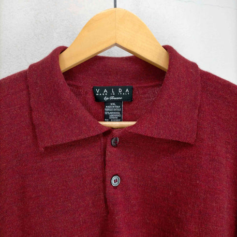 VALDA MADE IN ITALY メリノウールニットハーフボタンセーター メンズ JPN:XXL