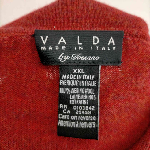 VALDA MADE IN ITALY メリノウールニットハーフボタンセーター メンズ JPN:XXL