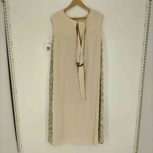 ナチュラルクチュール natural couture 23SS サイドプリーツ Aライン ワンピース レディース FREE