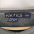 ノーティカ NAUTICA 90S ロゴ刺繍 汚れ加工 Vネック スウェット メンズ import:L