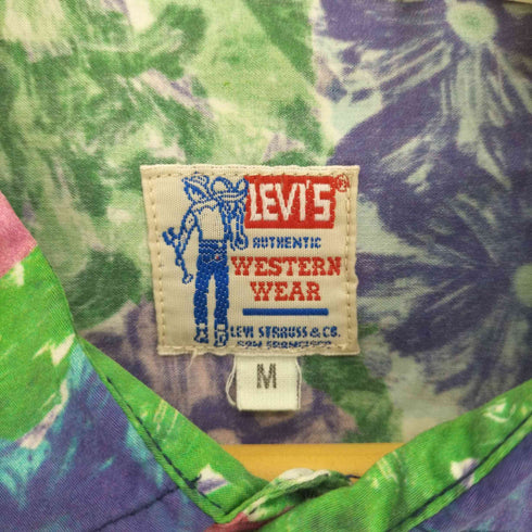 リーバイスヴィンテージクロージング Levis Vintage Clothing 60S 復刻 フローラル 花柄 ウエスタンシャツ メンズ import:M