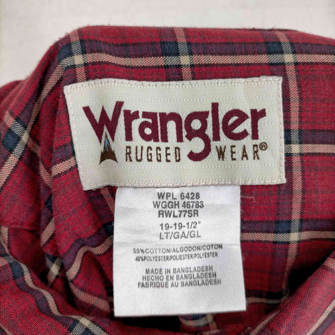 ラングラー Wrangler オーバーサイズチェックシャツ メンズ LT