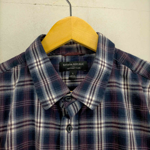 バナナリパブリック BANANA REPUBLIC チェック柄シャツ メンズ JPN:L
