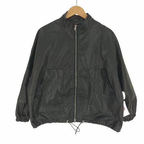 デイ クローゼット DAY CLOSET バルーンスリーブフェイクレザーライダースジャケット レディース ONE SIZE