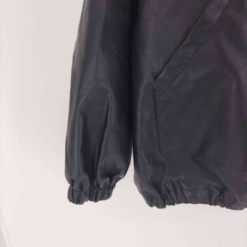 デイ クローゼット DAY CLOSET バルーンスリーブフェイクレザーライダースジャケット レディース ONE SIZE