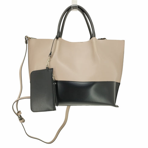 ジャンニキャリーニ GIANNI CHIARINI ミニケース付き 2WAY バイカラー レザー ハンド バッグ レディース