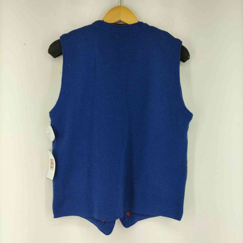 フルギ AKLANDA 90s MADE IN AUSTRALIA 3Dウールニットベスト PURE NEW WOOL メンズ import:M