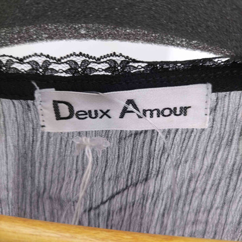 フルギ Deux Amour フラワーレース マルチボタンブラウス レディース JPN:M