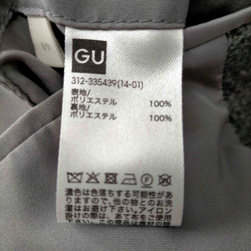 ジーユー GU ニットメルトンチェスターコート メンズ JPN:S