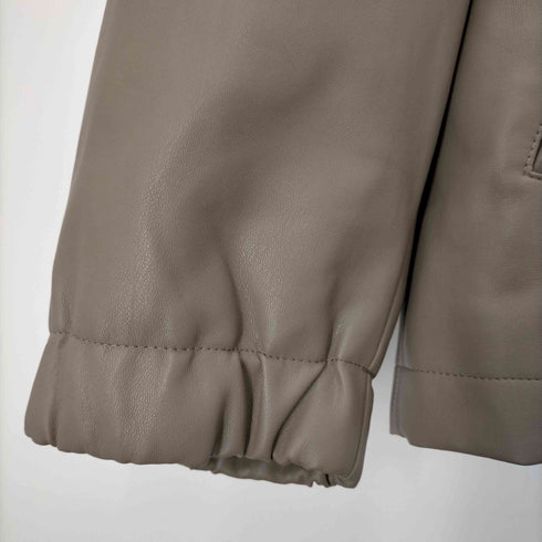 ジーユー GU フェイクレザーオーバーサイズブルゾン メンズ JPN:XL