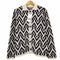 ザラ ZARA GEOMETRIC JACQUARD KNIT CARDIGAN ジオメトリック ジャカードニットカーディガン メンズ import:S