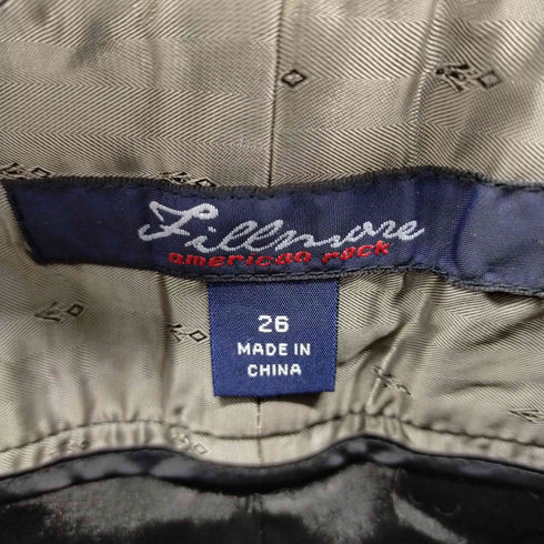 FILLMORE AMERICAN ROCK}ワイドストレートスラックス レディース 26