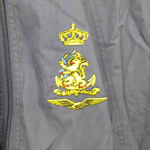 90S 1997年製 オランダ空軍 DUTCH ARMY AIR FORCE ブルー トレーニングジャケット メンズ 5