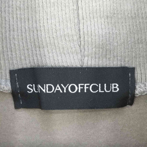 サンデイオフクラブ SUNDAYOFFCLUB バックプリント ニット切替 タートルネックカットソー メンズ