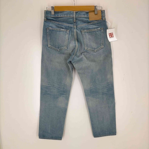 オーディナリーフィッツ Ordinary fits ボタンフライ デニムテーパードパンツ メンズ 28