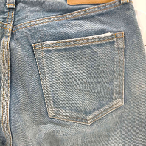 オーディナリーフィッツ Ordinary fits ボタンフライ デニムテーパードパンツ メンズ 28