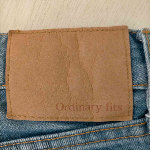 オーディナリーフィッツ Ordinary fits ボタンフライ デニムテーパードパンツ メンズ 28