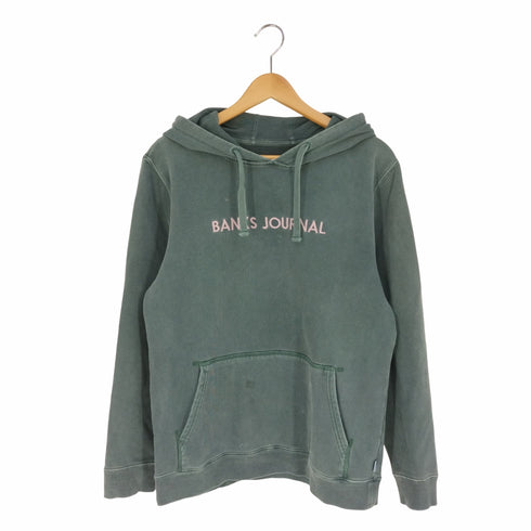 バンクスジャーナル BANKS JOURNAL ロゴ刺繍 プルオーバーパーカー メンズ JPN:M