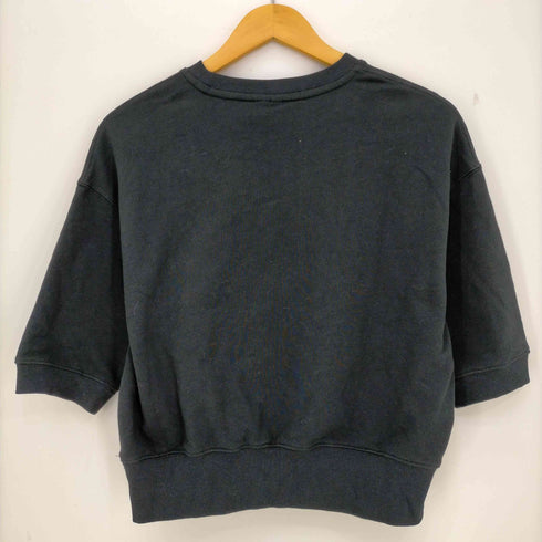 チャンピオン Champion クロップド 5分袖 スウェット プルオーバー レディース FREE