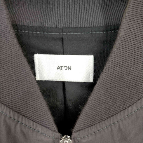エイトン ATON KYOTO TSURIZOME COTTON FLIGHT JACKET メンズ JPN:4