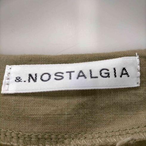 ノスタルジア &.NOSTALGIA フロントボタンシャツワンピース レディース JPN:M
