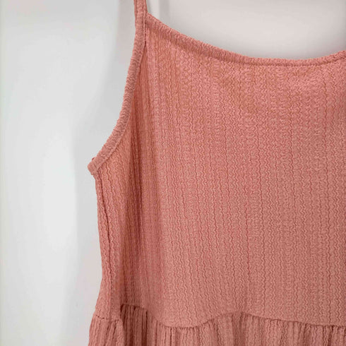 ザラ ZARA シアサッカー シワ加工 マーメード キャミワンピース レディース import:S