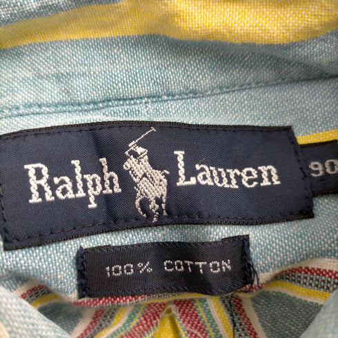 ラルフローレン RALPH LAUREN オックスフォード ボタンダウン ストライプ長袖シャツ メンズ 90