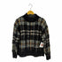 アズールバイマウジー AZUL by moussy BIG CHECK SHAGGY KNIT レディース M