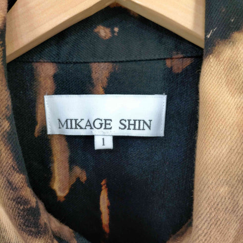 MIKAGE SHIN 24SS Hand Effected Denim Jacket メンズ JPN:1