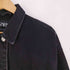 ザラ ZARA クロップド丈 ブラックデニムジャケット レディース import:M