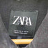 ザラ ZARA クロップド丈 ブラックデニムジャケット レディース import:M