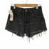 リーバイス Levis 90S 97製造 MADE IN USA 501 先染め ブラックデニムショーツ レディース 29/30