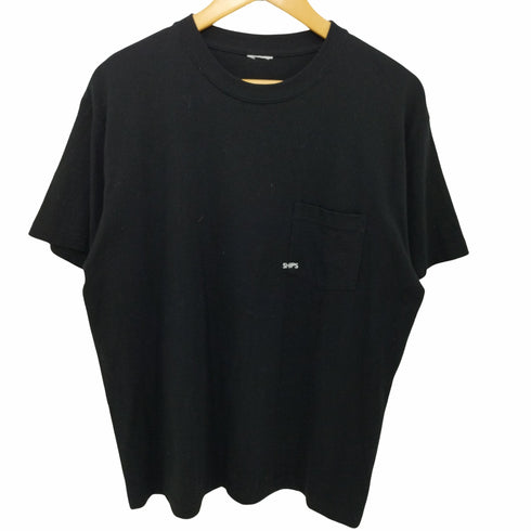 シップス SHIPS マイクロ SHIPSロゴ ポケット Tシャツ メンズ