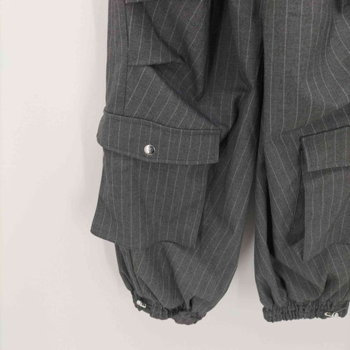 メルトザレディ Melt the lady 23AW low waist cargo pants GRY レディース FREE