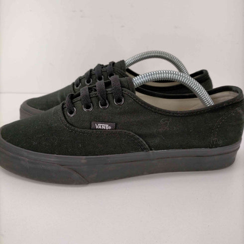バンズ VANS オーセンティック スニーカー オールブラック レディース US:7.5