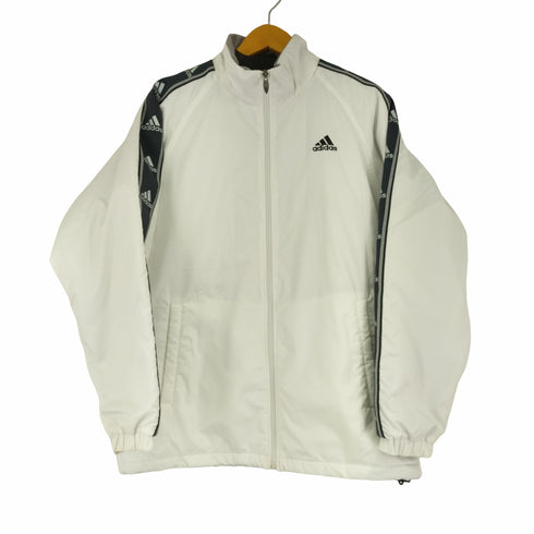 アディダス adidas 胸元ワンポイント刺繍サイドラインウィンドブレーカー メンズ JPN:M