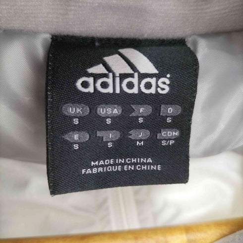 アディダス adidas 胸元ワンポイント刺繍サイドラインウィンドブレーカー メンズ JPN:M