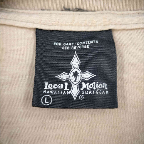 ローカルモーション local motion 両面プリント クルーネックTシャツ メンズ import:L