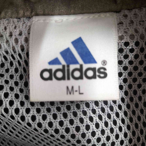 アディダス adidas ロゴ刺繍 ナイロンジャケット メンズ M-L