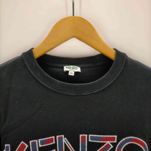 ケンゾー KENZO フロントロゴ刺繍 クルーネックスウェット メンズ JPN:M