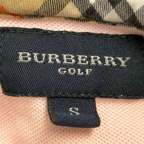 バーバリーゴルフ BURBERRY GOLF 胸元刺繍 鹿の子ポロシャツ メンズ import:S