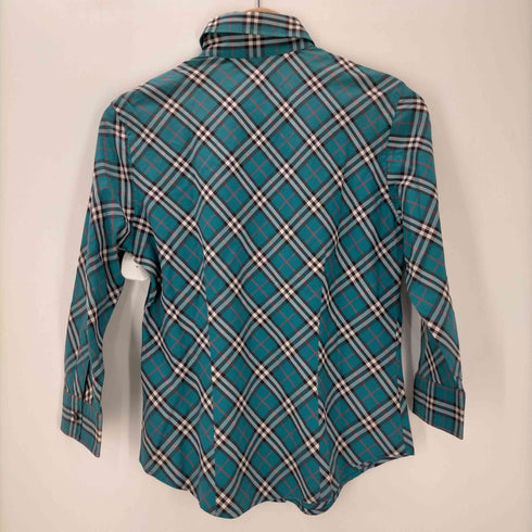 バーバリーロンドン BURBERRY LONDON ノバチェック 7分袖 シャツ レディース import:S
