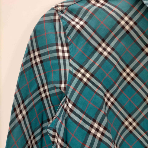 バーバリーロンドン BURBERRY LONDON ノバチェック 7分袖 シャツ レディース import:S