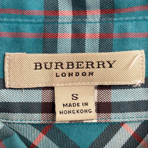 バーバリーロンドン BURBERRY LONDON ノバチェック 7分袖 シャツ レディース import:S