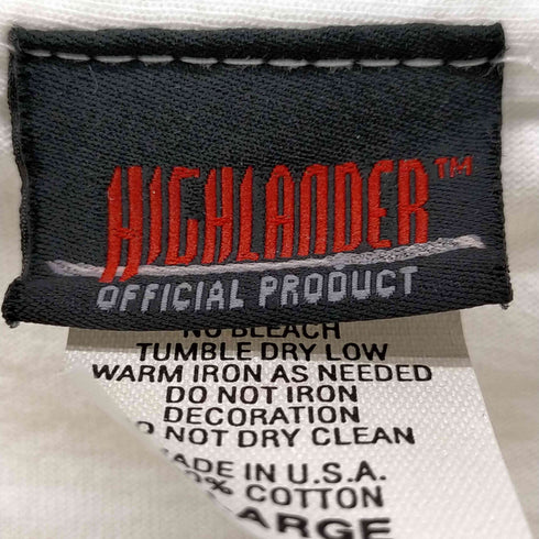 USA製 HIGHLANDER ムービープリントTシャツ メンズ import:XL