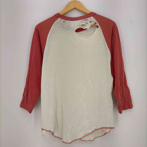 SMILE & SMILEY LoVe&PeacE ラグランTシャツ 襤褸 メンズ JPN:M