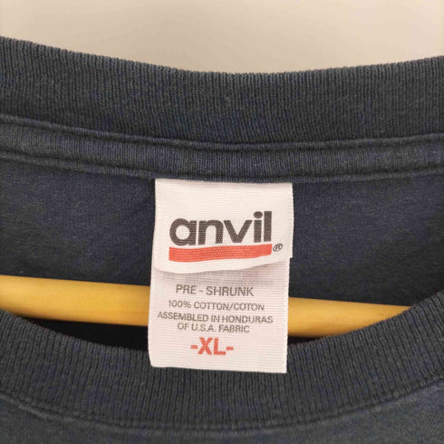 00S Anvil ボディ INVOICE キャラクター プリント S/S Tシャツ メンズ import:XL