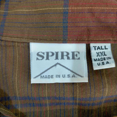 SPIRE MADE IN USA オープンカラーボックシャツ メンズ XXL TALL